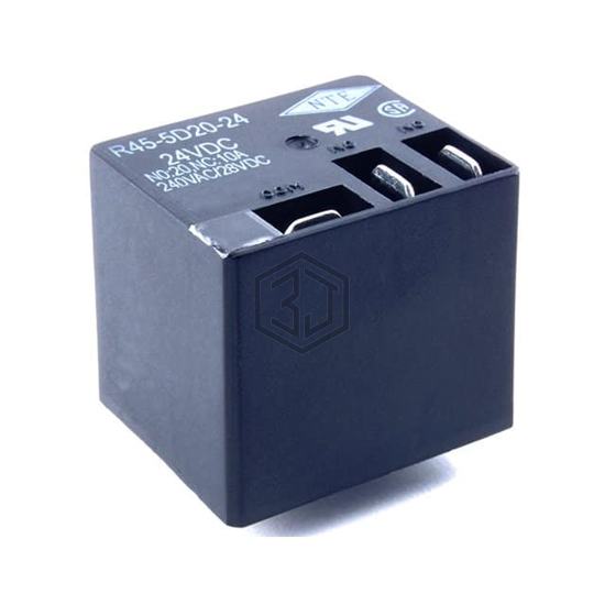R45-5D20-5/6 - NTE Electronics, Inc - Power Relays, Over 2 Amps