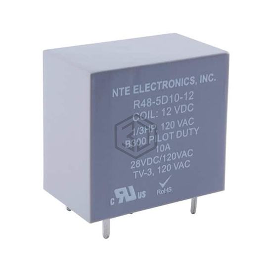 R48-5D10-6 - NTE Electronics, Inc - Power Relays, Over 2 Amps