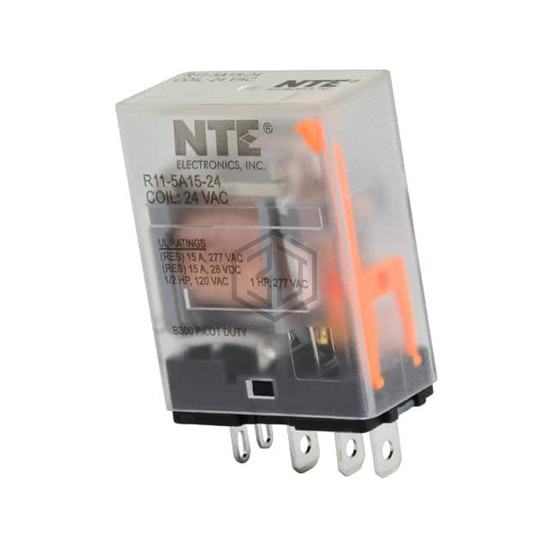 R11-5A15-24 - NTE Electronics, Inc - Power Relays, Over 2 Amps