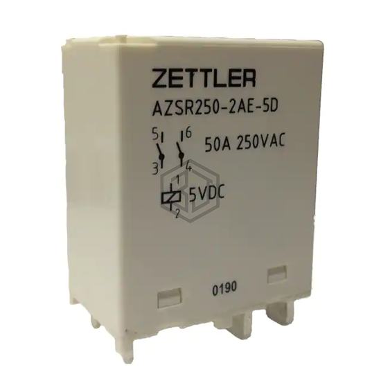AZSR250-2AE-12D - American Zettler - Power Relays, Over 2 Amps