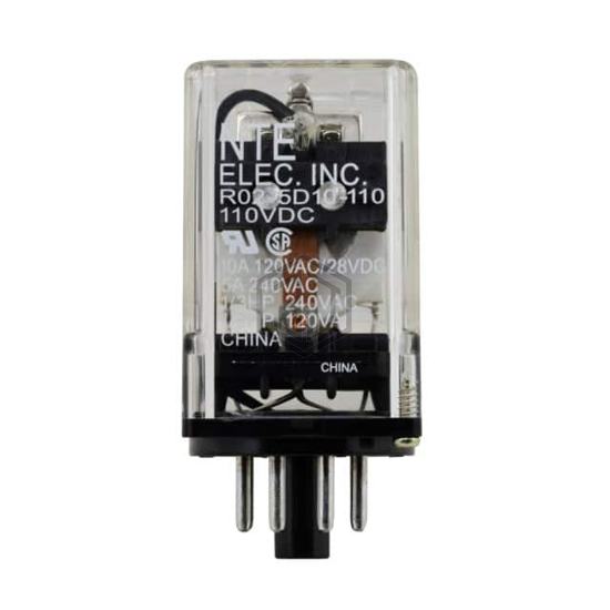 R02-5D10-110 - NTE Electronics, Inc - Power Relays, Over 2 Amps