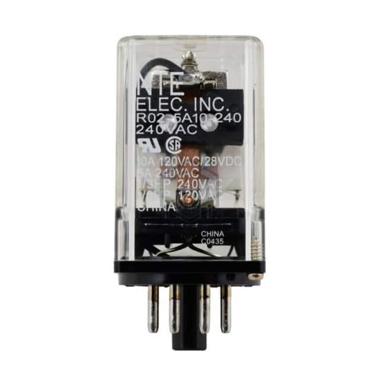 R02-5A10-240 - NTE Electronics, Inc - Power Relays, Over 2 Amps
