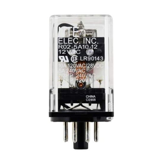 R02-5A10-12 - NTE Electronics, Inc - Power Relays, Over 2 Amps