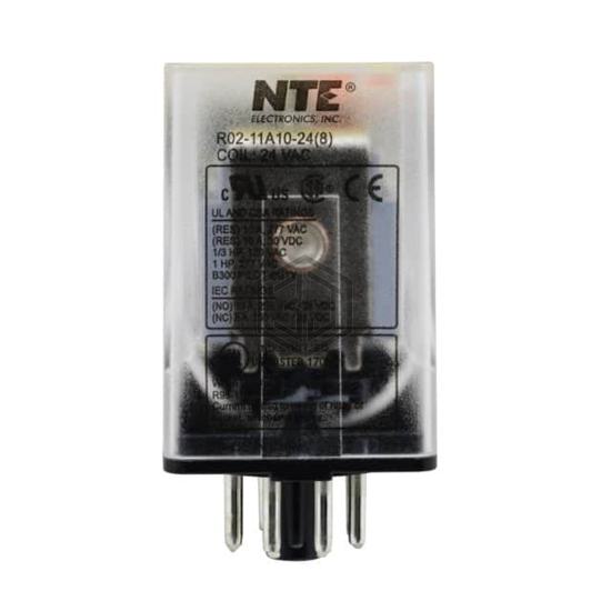 R02-11A10-24 - NTE Electronics, Inc - Power Relays, Over 2 Amps
