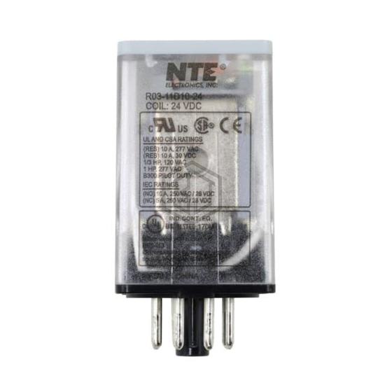 R03-11D10-24 - NTE Electronics, Inc - Power Relays, Over 2 Amps