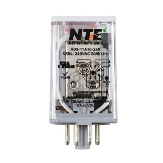 R03-11A10-240 - NTE Electronics, Inc - Power Relays, Over 2 Amps