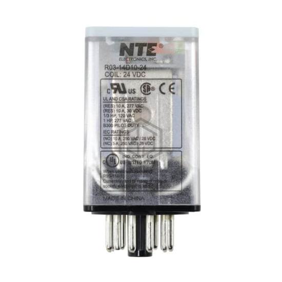 R03-14D10-24 - NTE Electronics, Inc - Power Relays, Over 2 Amps