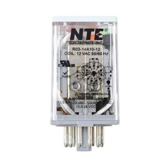 R03-14A10-12 - NTE Electronics, Inc - Power Relays, Over 2 Amps