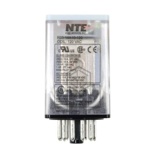 R03-14A10-120 - NTE Electronics, Inc - Power Relays, Over 2 Amps