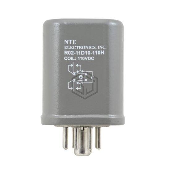 R02-11D10-110H - NTE Electronics, Inc - Power Relays, Over 2 Amps