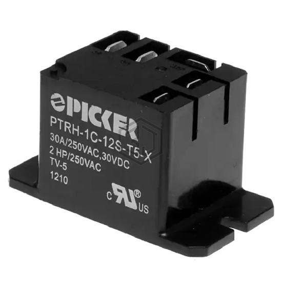 PTRH-1C-12S-T5-X - Picker Components - Power Relays, Over 2 Amps