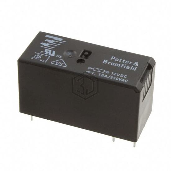 RT334012F - TE Connectivity Potter & Brumfield Relays - Power Relays, Over 2 Amps