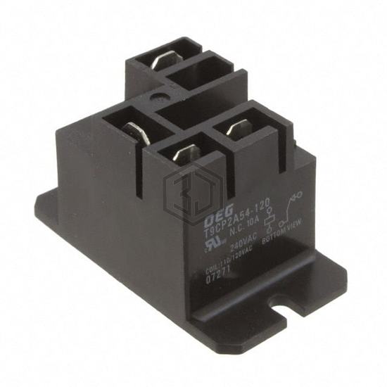T9CP2A54-120 - TE Connectivity Potter & Brumfield Relays - Power Relays, Over 2 Amps