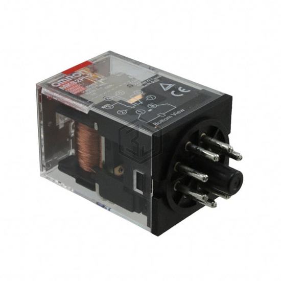 MKS2PI-2 AC24 - Omron Automation and Safety - Power Relays, Over 2 Amps