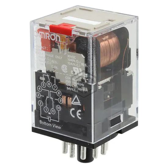 MKS3PI-5 AC110 - Omron Automation and Safety - Power Relays, Over 2 Amps