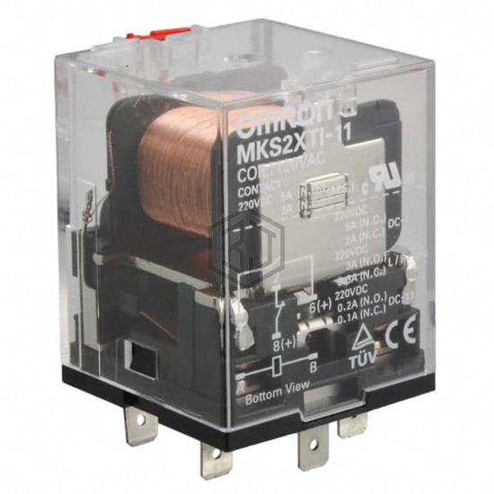 MKS2XTI-11 AC120 - Omron Automation and Safety - Power Relays, Over 2 Amps