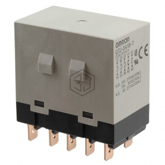 G7J-3A1B-T AC200/240 - Omron Automation and Safety - Power Relays, Over 2 Amps