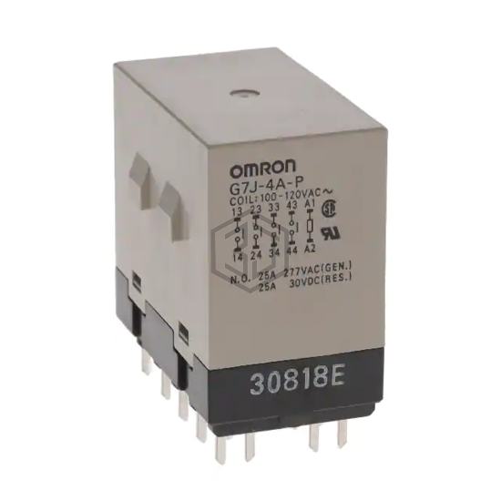 G7J-4A-P AC100/120 - Omron Automation and Safety - Power Relays, Over 2 Amps