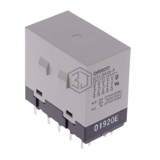 G7J-3A1B-P AC200/240 - Omron Automation and Safety - Power Relays, Over 2 Amps