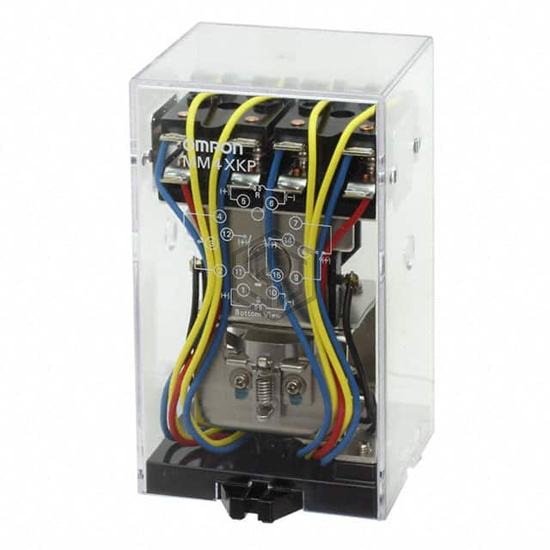 MM4XKP DC24 - Omron Automation and Safety - Power Relays, Over 2 Amps