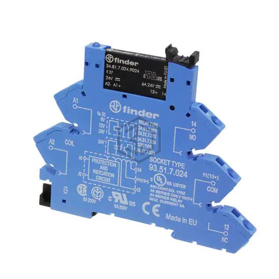 38.61.0.125.0060 - Finder Relays, Inc. - Power Relays, Over 2 Amps