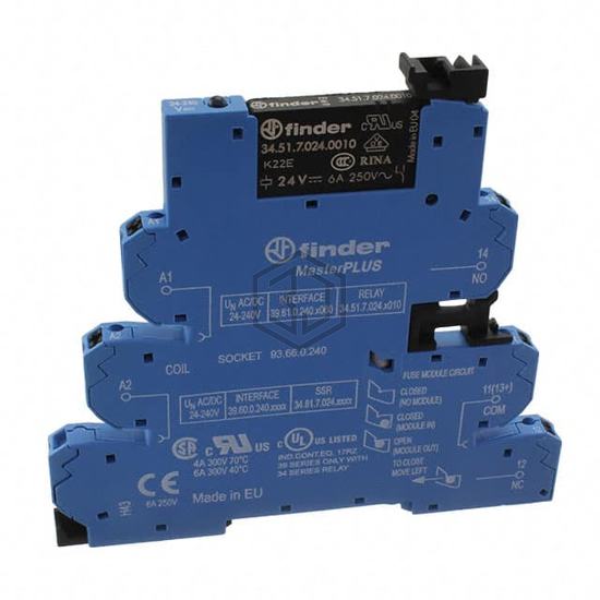 39.61.0.240.0060 - Finder Relays, Inc. - Power Relays, Over 2 Amps