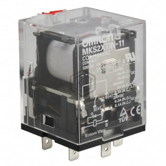 MKS2XTIN-11 AC120 - Omron Automation and Safety - Power Relays, Over 2 Amps