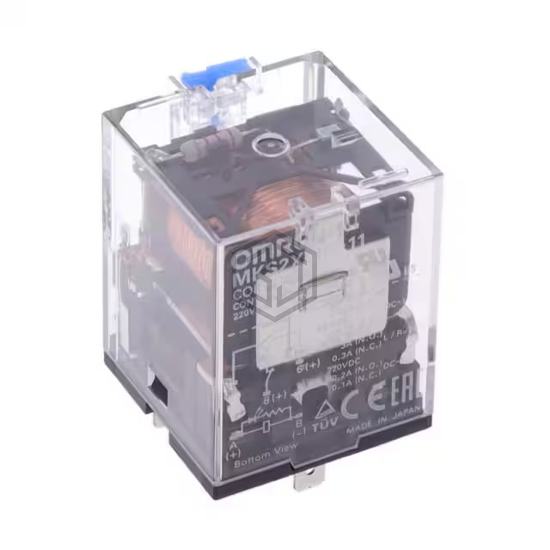 MKS2XTIN-11 DC12 - Omron Automation and Safety - Power Relays, Over 2 Amps