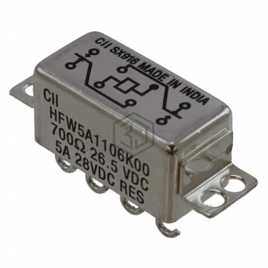HFW5A1106K00 - TE Connectivity Aerospace, Defense and Marine - Power Relays, Over 2 Amps