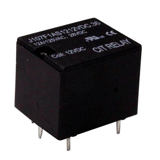 J107F1AS1212VDC.36 - CIT Relay and Switch - Power Relays, Over 2 Amps