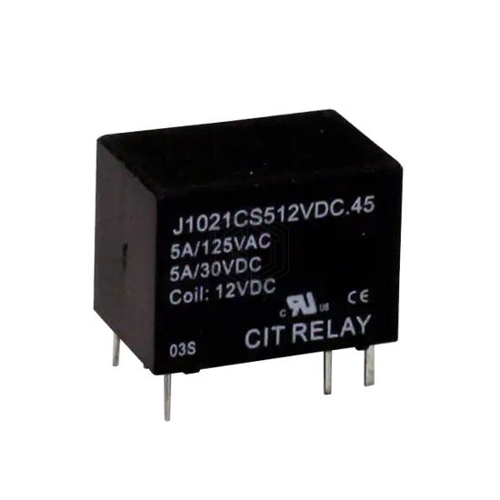 J1021CS512VDC.45 - CIT Relay and Switch - Power Relays, Over 2 Amps