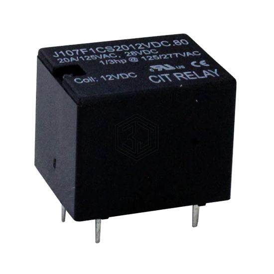 J107F1CS2012VDC.80 - CIT Relay and Switch - Power Relays, Over 2 Amps