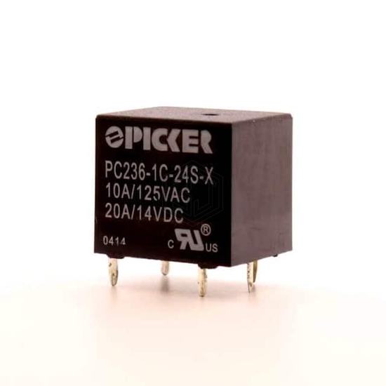 PC236-1C-24S-X - Picker Components - Power Relays, Over 2 Amps