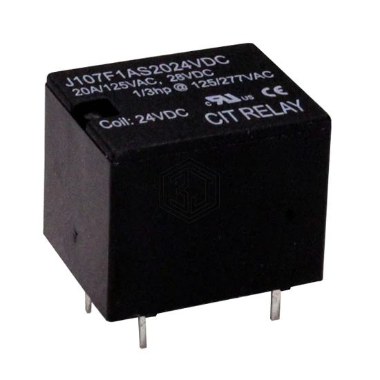 J107F1AS2024VDC.80 - CIT Relay and Switch - Power Relays, Over 2 Amps