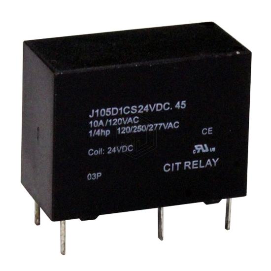 J105D1CS24VDC.45 - CIT Relay and Switch - Power Relays, Over 2 Amps