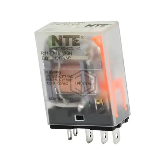 R11-5A15-120N - NTE Electronics, Inc - Power Relays, Over 2 Amps