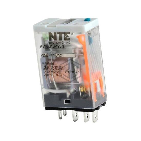 R11-5D15-12BN - NTE Electronics, Inc - Power Relays, Over 2 Amps