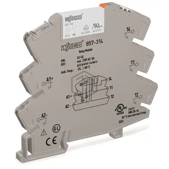 857-314 - WAGO Corporation - Power Relays, Over 2 Amps