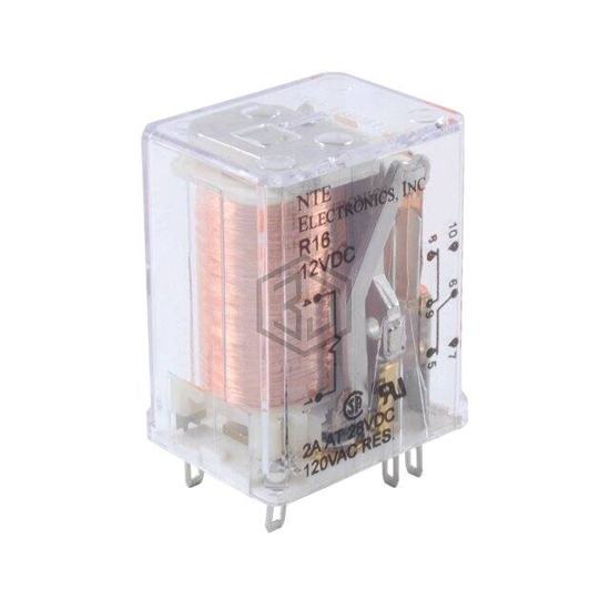 R16-17D5-24 - NTE Electronics, Inc - Power Relays, Over 2 Amps