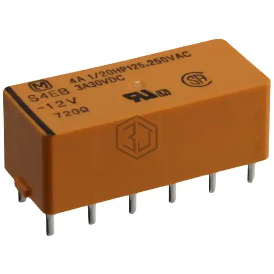 S4EB-12V - Panasonic Electric Works - Power Relays, Over 2 Amps