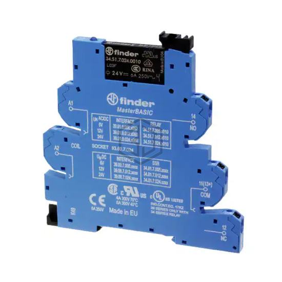 39.01.0.125.0060 - Finder Relays, Inc. - Power Relays, Over 2 Amps