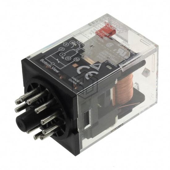 MKS3P-V AC120 - Omron Automation and Safety - Power Relays, Over 2 Amps