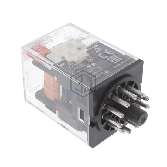 MKS3P-2 AC110 - Omron Automation and Safety - Power Relays, Over 2 Amps