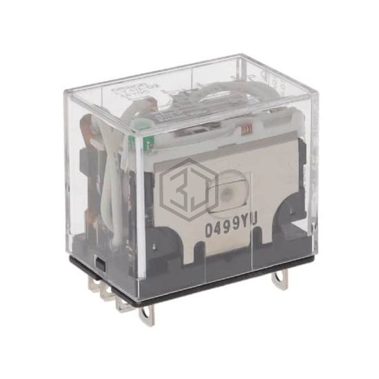 LY4N-D2 DC48 - Omron Automation and Safety - Power Relays, Over 2 Amps