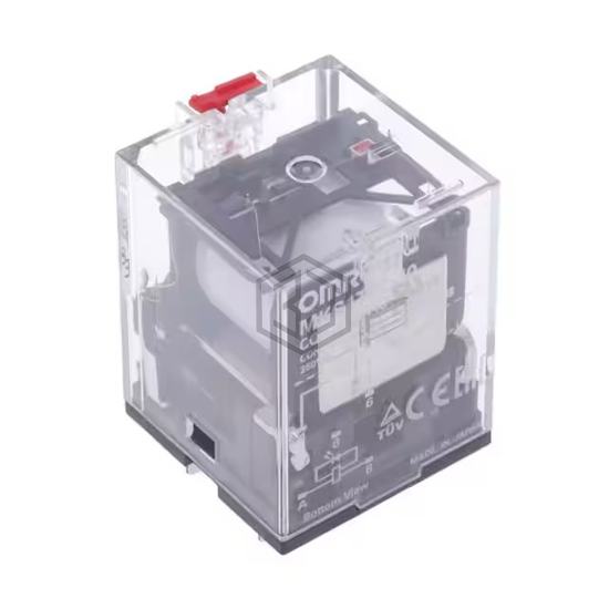 MKS1TIN-10 AC230 - Omron Automation and Safety - Power Relays, Over 2 Amps