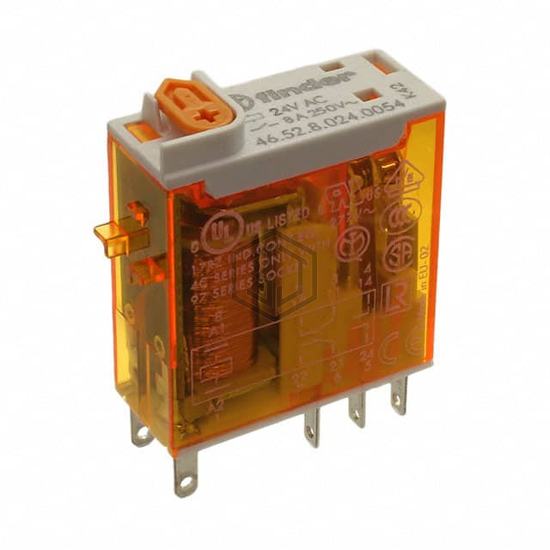 46.52.8.024.0054 - Finder Relays, Inc. - Power Relays, Over 2 Amps