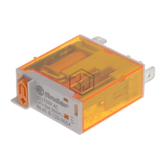46.61.8.120.0054 - Finder Relays, Inc. - Power Relays, Over 2 Amps