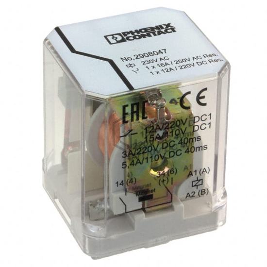 2908047 - Phoenix Contact - Power Relays, Over 2 Amps
