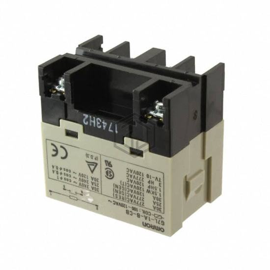 G7L-1A-B-CB-AC100/120 - Omron Electronics Inc-EMC Div - Power Relays, Over 2 Amps