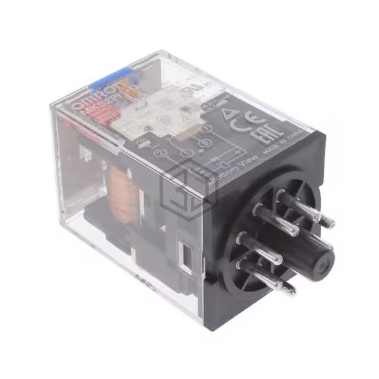 MKS2PI1-D DC24 - Omron Automation and Safety - Power Relays, Over 2 Amps